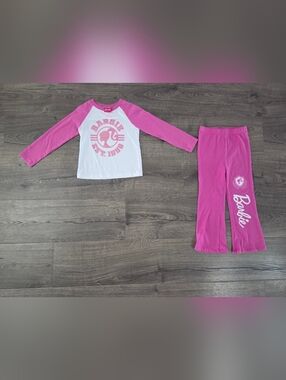 Barbie Girls' Pink & White Outfit Size 3t